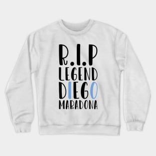 RIP diego maradona 10 Crewneck Sweatshirt